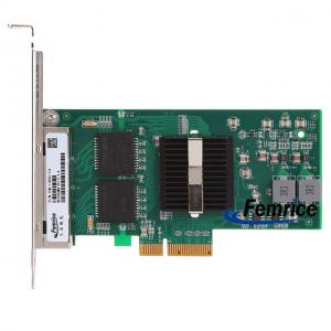 China Femrice 1G Quad Port RJ45 Ethernet Server Adapter Intel I350 Chip Server Network Interface Cards supplier