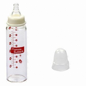 Natural Feeding Classic Bottle 3/5 OZ by Born Free Baby Product in glass
