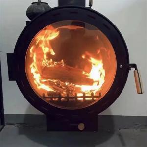 China Modern Home Central Heating Wood Burning Round Stove And Hanging Fireplace supplier