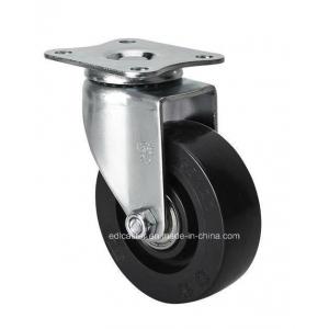 2mm Thickness Plate Swivel Edl Mini 2.5" 35kg PU Caster 26125-66 for Material Handling