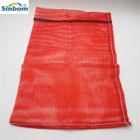 China PP Leno Mesh Bags for Potatoes Onions Garlic and Other Vegetables Swing Bottom Sewing on sale