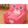 China PVC Leather Childrens Sofa Chair Furniture Cute Kitty Shape For Watching TV wholesale