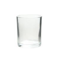 China Transparent Round Votive Glass Candle Holders 145ML Volume Sturdy Base on sale