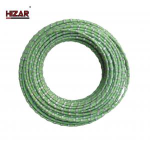 40 Bead / M   Sharp And Efficient Plastic Diamond Wire Saw Used In Stone Factories