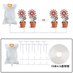 China Extra Large Plant Drip Irrigation Bag Automatic Watering Bags Self Automatic Watering System Drip Irrigation Device With Adjustable Valve Switch For Gardening Flower Outdoor, Clear wholesale