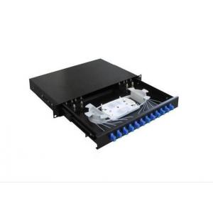 ABS 24 Port FBT Coupler ODF Distribution Box For LAN / WAN Cable Customized Color