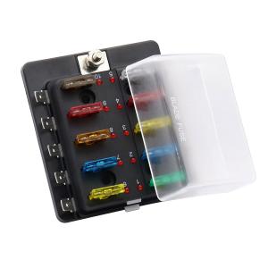 Automobile Mid Number Fuse Seat Car Yacht Modified Ribbon LED Indicator