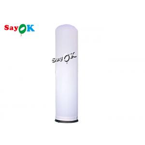 Custom White Inflatable LED Pillar Column For Advertising