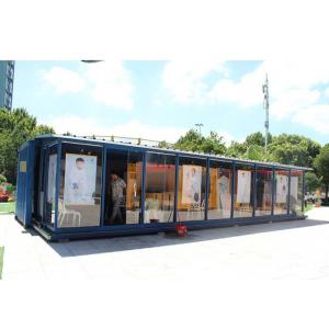 40HC Expandable Prefabricated Shipping Container Exhibition For Show