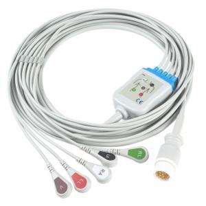 P-Hilips ECG Cables And Leadwires 12pin 5 Lead M1975A ECG Cable