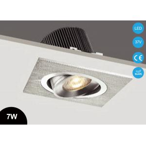 China Adjustable 7W COB LED Recessed Spot Downlight Housing Fixture CE RoHs 2700~3000K 37V supplier
