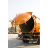 266 Hp Horsepower Sewage Suction Truck With U Sectional External Stiffening