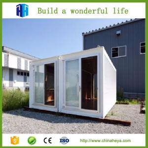Ready made steel frame prefab container panel houses plans made in China