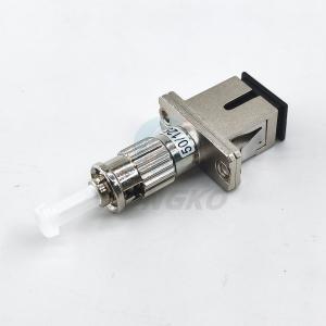 China Multimode Metal 50/125 Female To Male Adapter , SC To ST Fiber Optic Hybrid Adapter supplier