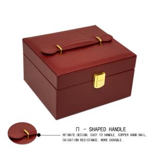 Metal Fittings Velvet Inner Jewelry Packaging Case