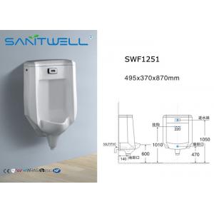 China Ceramic Retrofit Washdown Urinal SWF 1251 495*370*870 mm size supplier