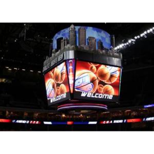 China Cube Basketball Court / Sport Stadium LED Display 1R1G1B P8 Full color supplier