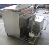 Tipo limpiador ultrasónico industrial de BLT de los portamaletas del transductor con el sistema de la filtración del aceite