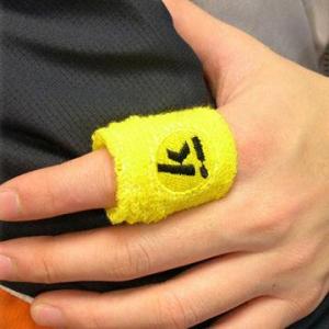 China Terry Cotton Finger Size Sweatband, Available for Logo Added  on sale 