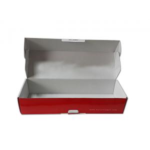 China Corrugated box with red color printing supplier