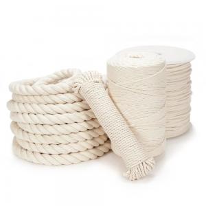 China Certificate CCS.ABS.LRS.BV.GL.DNV.NK 4mm Cotton Macrame Yarn Twisted Single Strand Rope supplier