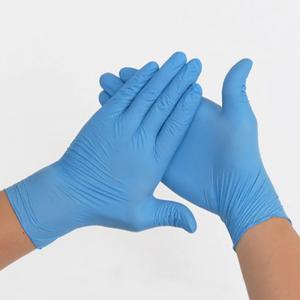 Tear Resistance Disposable Nitrile Gloves , Latex Hand Gloves 100% Synthetic