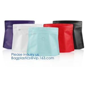 China Bagease de empacotamento inferior inferior liso aluminizado Kraft moistureproof biodegradável dos sacos do feijão de café do quadrado standup da folha supplier