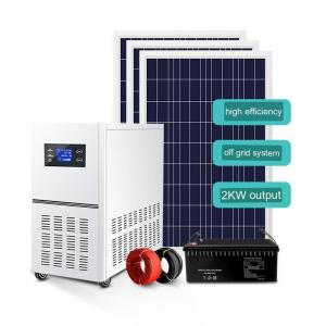 Photovoltaic Solar Power Panel System 220v Household 2000w Off-Grid Inverter Control