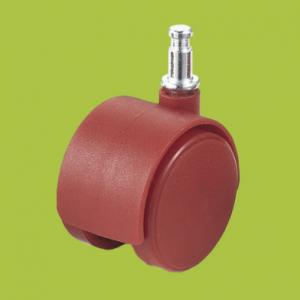 China furniture plastic casters insert stem red caster Nylon Iron supplier