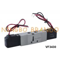 China VF3430 SMC Type Pneumatic Air Solenoid Valve 5/3 Way 24VDC 220VAC on sale