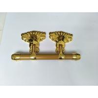 China Gold Color Plastic Coffin Accessories Casket Handles For Decorating Coffins on sale