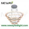 Ring Suspended LED Light Fixture Ring Crystal Chandelier Lighting Modern LED