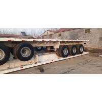 China Semitrailer Second Hand Semi Trailers 13-15Tons Low-Flat Semi-Trailer 3/4/5/6 Axle on sale