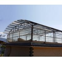 China 0.8-3mm Embossed And Corrugated Polycarbonate Sheet For Greenhouse Sun Room Patio Shed on sale