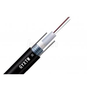 PE Jacket Outdoor Single Mode Optical Fiber Cable GYTXW Loose Tube OS2 2 ~ 24 Cores