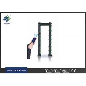 China Portable Folding Walk Through Metal Detector Gates For Securituy Inspection supplier
