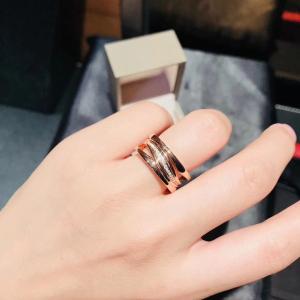 Four Band  B Zero1 / Zaha Hadid Ring Rose Gold For Enterprise Banquet luxury jewelry accessories