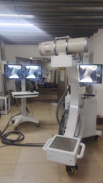 High Definition Resolution Portable Radiography Machine with Kv Range 40-120kV and Focal Spot Size 0.6mm