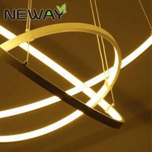 China Modern brief circular hanging led lights Brief modern indutrial design pendant light Modern chandelier drops supplier