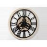 Rustic 3D Metal Wall Art Clock