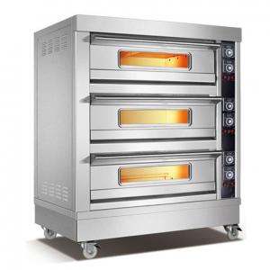 3 Layer 9 Trays Commercial Stainless Steel Industrial Bakery Equipment Bread Electric Deck Oven