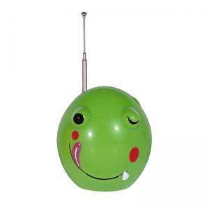 Frog Prince Cute FM Radio Built In Speaker Enjoy Music With lasting antenna