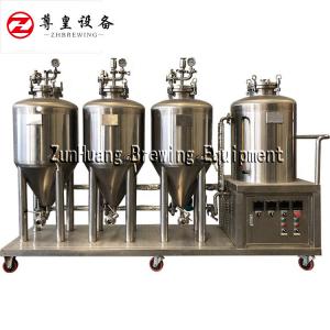 2 Bbl Nano Brewing Systems High Performance SUS304 / Red Copper Material