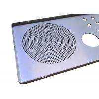 China Anodized Aluminum Acoustic Enclosure Laser Cutting Color Brushed 10mm on sale