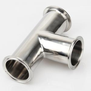 China Hexagon Clamp Tee 3 Way Stainless Steel 304 with 3 Silicone Gaskets Fits 1.5 Tri Clamp supplier