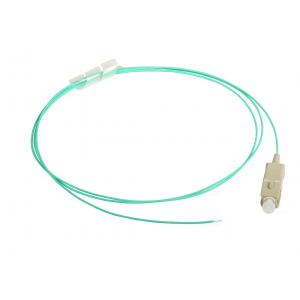 SC UPC OM3 50/125 Fiber Optic Pigtail Aqua Fiber Optical Patch Pigtail For Network