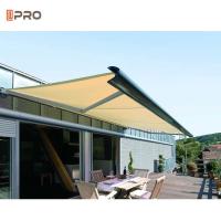 China Aluminum Folding Arm Awning Motorized Retractable Full Cassette Awning on sale