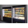 China Hook Type Tilting Shelf Open Front Refrigerated Display Case Embraco Compressor wholesale