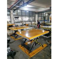 China Electric Presto Scissor Lift Table 1 Ton Hydraulic Low Profile Electric Lift Table on sale