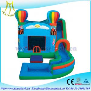 China Hansel 2017 hot selling commercial PVC outdoor inflatable play area jumping castle slide for sale supplier